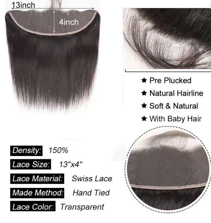 13x4 Frontal Straight