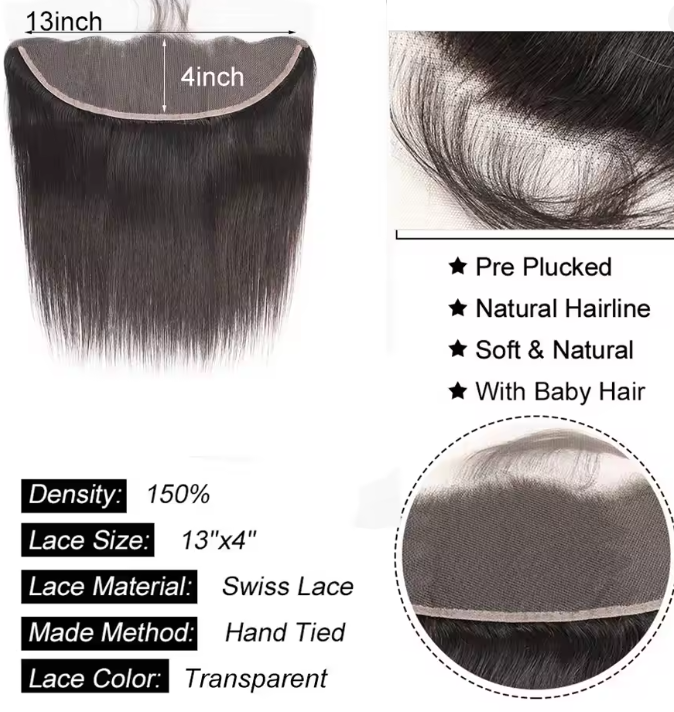 13x4 Frontal